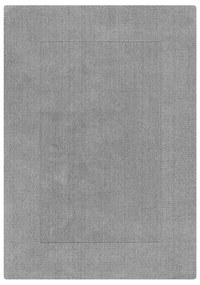 Szürkésbézs kézi szövésű gyapjú szőnyeg 160x230 cm Border – Flair Rugs