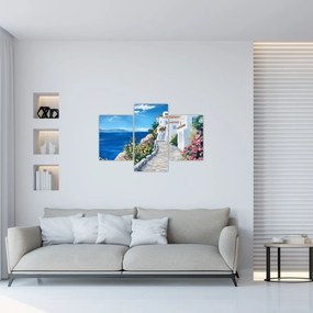 Kép - Sikátor a tenger mellett (90x60 cm)