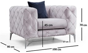 Como Light Grey fotel