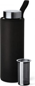 Üveg vizespalack neoprénnel és szűrővel, Simax 1000 ml, italospalack