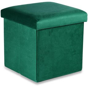 Zöld összecsukható ülőke CUBEXO VELVET M