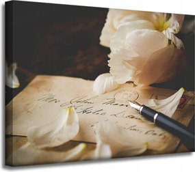 Botanika Vászonkép Szirmok a leveleken 40x30