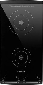 Klarstein Varicook Slim, indukciós főzőlap, 2900 W, 60-240 °C, 2 főzőlap, fekete