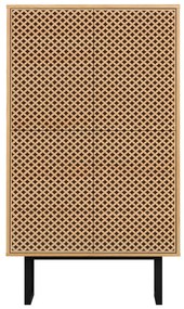 Camden Diamond komód tölgyfa dekorral - Woodman