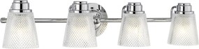 Quintiesse modern fürdőszobai lámpa hudson csiszolt króm elsqn-hudson4-bath IP44