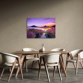 Tó képe (üvegen) (70x50 cm)