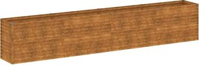 vidaXL Corten acél kerti magaságyás 385 x 50 x 69 cm