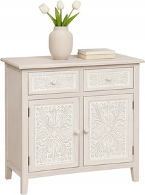 Rusztikus komód Hina fa faragott frontok klasszikus elegáns