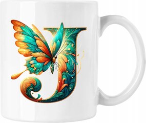 Bögre Betű Pillangó Név Színes 16 Fehér 330ml