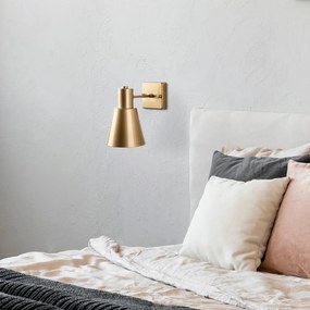 Aranyszínű fali lámpa ø 14 cm Funnel – Opviq lights