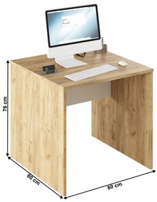PC asztal Rumia 17 (artisan tölgy + fehér). 1064684