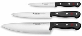 Wüsthof GOURMET 3 részes fekete konyhai késkészlet 1125060307