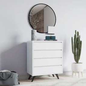 Szekrény SUVERA 86x70 cm fehér