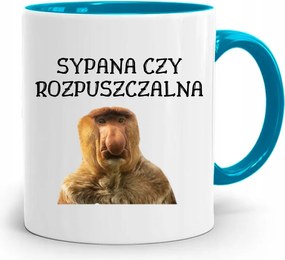 Kék Bögre Hordozó Janusz Szórva Vagy Feloldva fényképes nyomattal