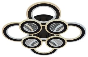 LED Dimmelhető felületre szerelhető csillár LED/200W/230V 3000-6500K + távirányítás