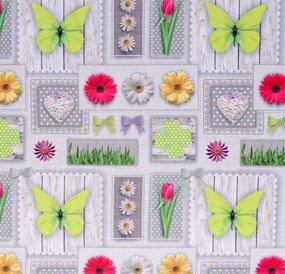 Mg Tk Asztalterítő Tavaszi Diam 160cm 0,5mb