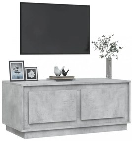 betonszürke szerelt fa dohányzóasztal 102x50x44 cm