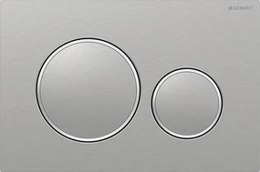 Geberit 115.882.SN.1 - Sigma20 nyomólap 24,6x16,4 cm nemesacél