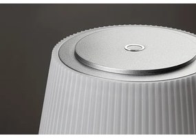 Rabalux 76013- LED Dimmelhető újratölthető asztali lámpa TAENA 4W/3,7V IP44 ezüst