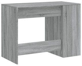 szürke sonoma színű szerelt fa íróasztal 102x50x75 cm