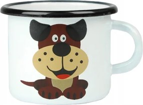 Bögre Silesia Emalia Kutya Péter fém 500 ml