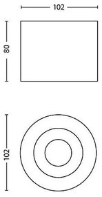 Philips 53300/30/16 - LED Dimmelhető spotlámpa PHASE 1xLED/4,5W/230V