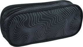 K-pop Démonvadászok Black 2 rekeszes tolltartó 26 cm