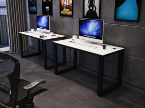 Gamer PC asztal Gamer S (fehér + fekete) (világítás nélkül). 1054988