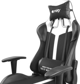 Fury Avenger XL gamer szék, fekete-fehér