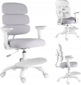 Gyerek növekvő szék Neoseat Kiddy Three szürke ingyenes mosható huzat