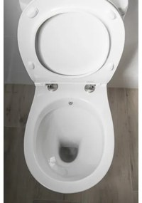 Sapho - kombinált WC kézi bidézuhannyal, hátsó kifolyással, kerámia/fehér