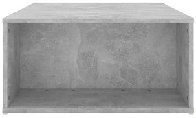 betonszürke szerelt fa dohányzóasztal 90 x 67 x 33 cm