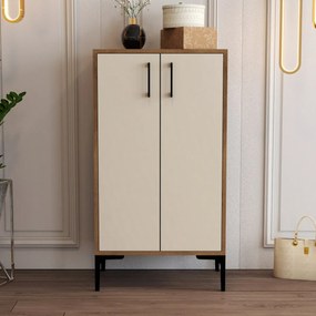 Cipősszekrény Prag Walnut and Cream