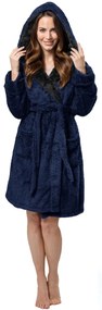 Jordan Navy Black women fürdőköpeny L