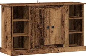 vidaXL Széf Öreg fa 100 x 35,5 x 60 cm Faanyag