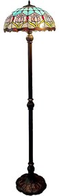 Brilagi - Tiffany vitrázs állólámpa LORAS 2xE27/60W/230V