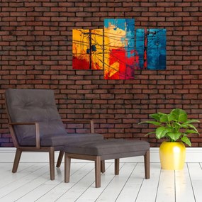 Kép - Absztrakt elektromos vezetékek (90x60 cm)