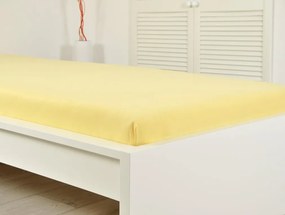 Jersey lepedő ALVORA 90x200 cm világossárga