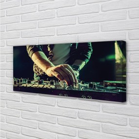 Canvas képek Konzol DJ fejhallgató 140x70 cm