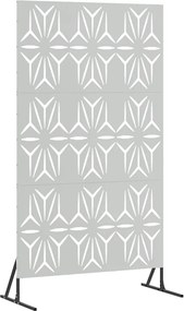 vidaXL Magánszféra Képernyő Szürke 100 x 50 x 180 cm Acél