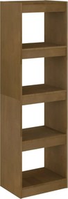 vidaXL mézbarna fenyőfa könyvszekrény térelválasztó 40 x 30 x 135,5 cm