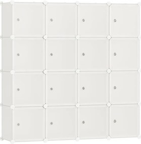 Könyvespolc Songmics 123 cm x 123 cm x 30 cm fekete, krém, bézs árnyalatok