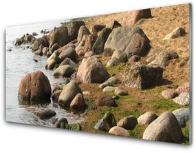 Üvegfotó Tenger partja Landscape 100x50 cm