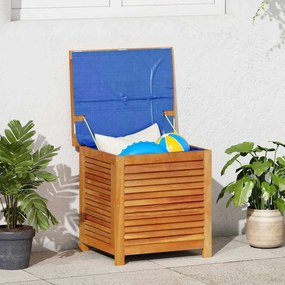 vidaXL tömör akácfa kerti tárolóláda zsaluval 60 x 50 x 56 cm