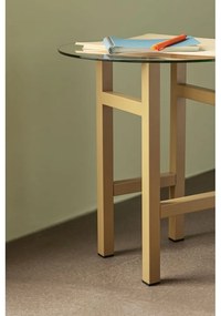 Kerek tárolóasztal üveg asztallappal ø 40 cm Elevate – Hübsch