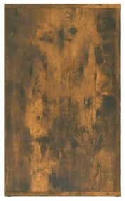 füstös tölgy színű szerelt fa éjjeliszekrény 50 x 36 x 60 cm