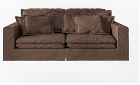 Sötétbarna kanapé 236 cm Nora – Ropez