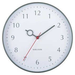 Karlsson 5992GR design falióra, zöld, átmérő 30 cm