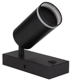 Fali spotlámpa 1xGU10/35W/230V fekete