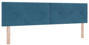 Fejtámla Gombos Bútor Mélykék 180 cm Bársony